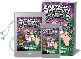 Captain Underpants and the Big, bad Battle of the Bionic Booger Boy: Night of the Nasty Nostril Nuggets Pt.1 Audiobook download free by Dav Pilkey