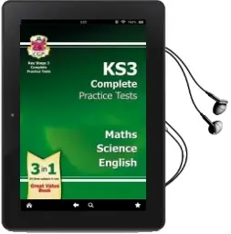 Ks3 Complete Practice Tests - Science, Maths and English Audiobook download free by Cgp Books