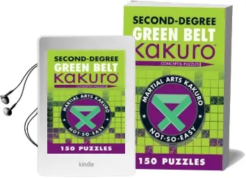 Second-Degree Green Belt Kakuro Audiobook download free by Conceptis Puzzles