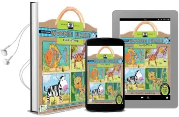 Green Start Animal Pattern Wooden Puzzle: Earthly Friendly Puzzles With Handy Carry & Storage Case Audiobook download free by Innovative Kids