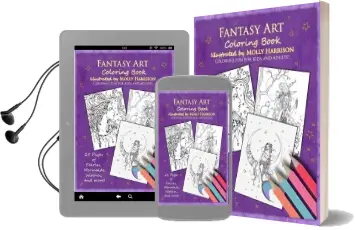 Fantasy art Coloring Book: Fairies, Mermaids, Dragons and More! Audiobook download free by Molly Harrison