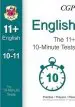 Audiobook English the 11+ 10-Minute Tests author Cgp Books