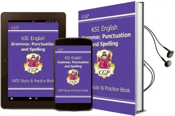 Ks1 English Grammar, Punctuation & Spelling Study & Practice Book Audiobook download free by Cgp Books