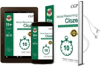 10-Minute Tests for 11+ Verbal Reasoning: Cloze Ages 10-11 (Book 1) - cem Test Audiobook download free by Cgp Books