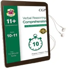 10-Minute Tests for 11+ Comprehension (Ages 10-11) - cem Test Audiobook download free by Cgp Books