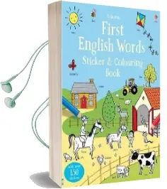First English Words Sticker and Colouring Book Audiobook download free by Kirsteen Robson