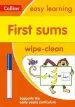 Audiobook First Sums age 3-5 Wipe Clean Activity Book author Collins Easy Learning