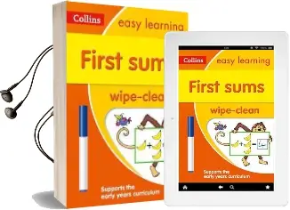 First Sums age 3-5 Wipe Clean Activity Book Audiobook download free by Collins Easy Learning