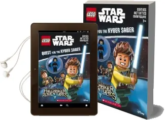 Lego Star Wars: Quest for the Kyber Saber Activity Book With Minifigure Audiobook download free by Ameet Studio