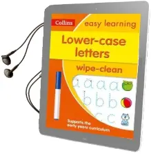 Lower Case Letters age 3-5 Wipe Clean Activity Book Audiobook download free by Collins Easy Learning